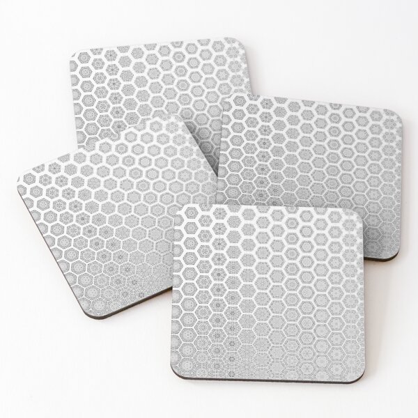 Item preview, Grey honeycomb pattern designed and sold by lanabashh.