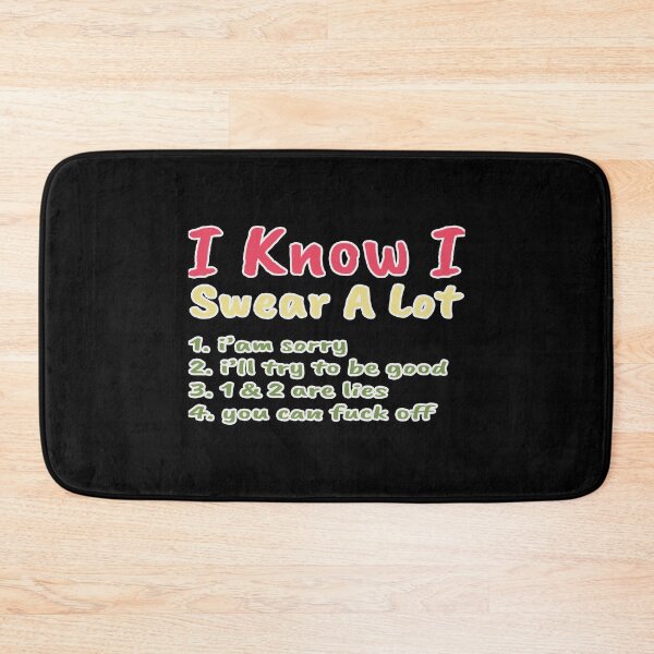 Item preview, I Know I Swear A Lot Saying Funny T-Shirt Unisex Fashion Humour Tee Shirt Gifts designed and sold by Re Ka.