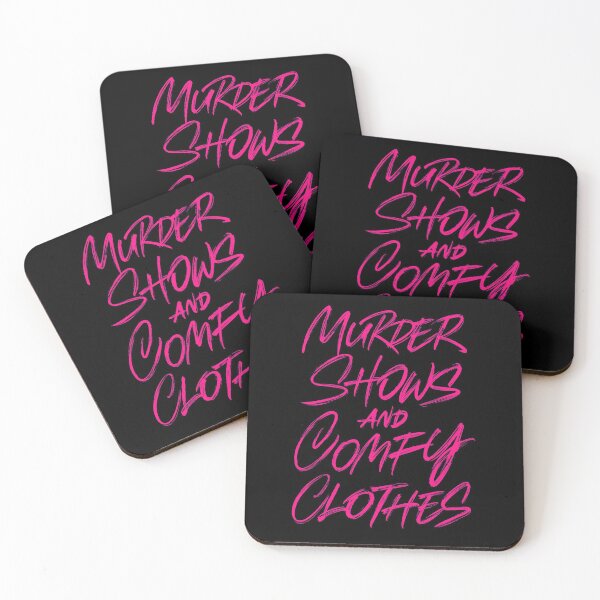 Item preview, Murder shows and comfy clothes designed and sold by Zagach Letters.