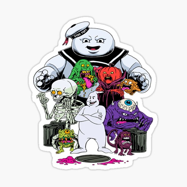set of 2 Vinyl ghostbusters Stickers