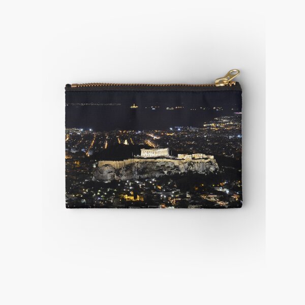 Item preview, Night view of the Ancient Acropolis and Parthenon Athens Greece designed and sold by emergentdesigns.