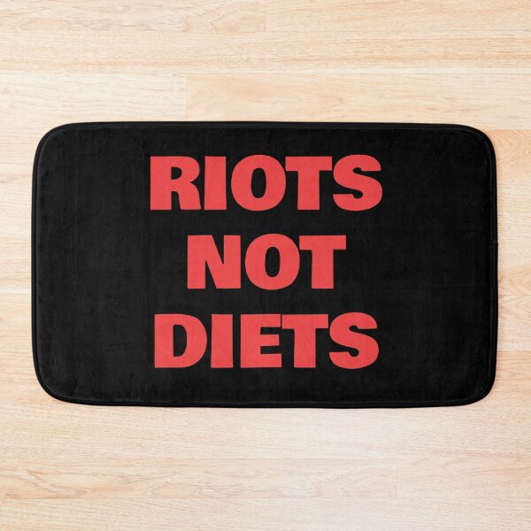 Item preview, RIOTS NOT DIETS feminist slogan - anti diet culture designed and sold by Inspirationmotivation.