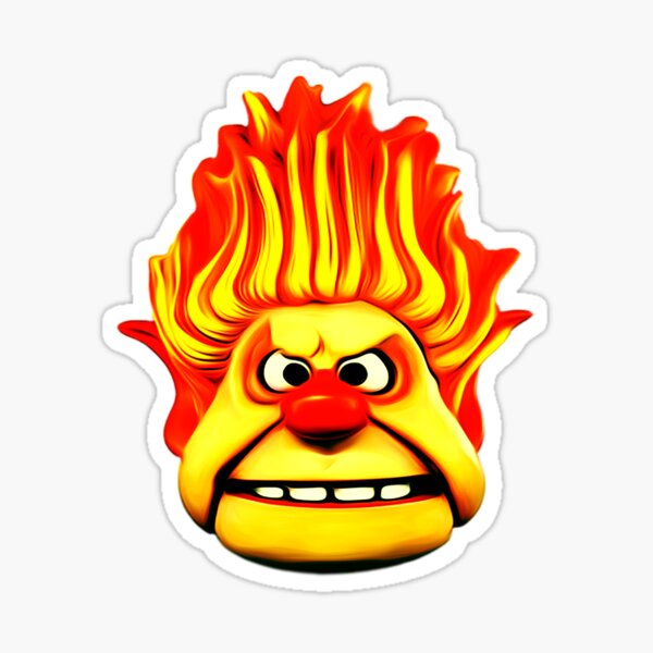 Mr Heat Miser Stickers Redbubble