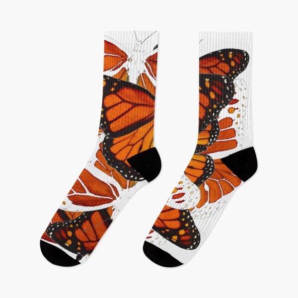 Item preview, ABSTRACTED CLUSTERED MONARCH BUTTERFLIES PATTERN designed and sold by sharlesart.