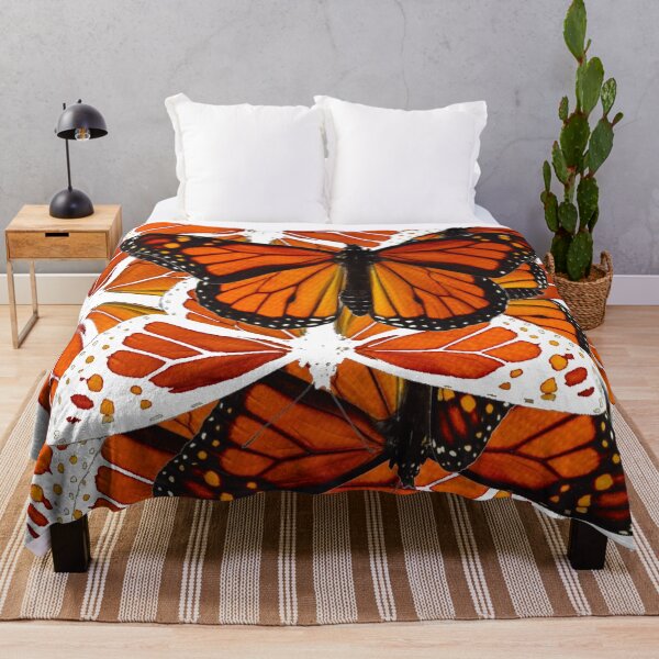 Item preview, ABSTRACTED CLUSTERED MONARCH BUTTERFLIES PATTERN designed and sold by sharlesart.