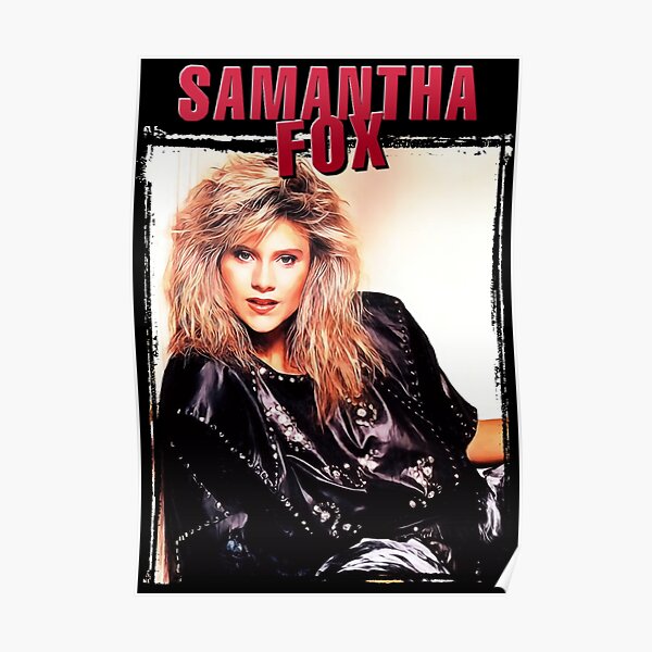 Poster Samantha Fox Redbubble