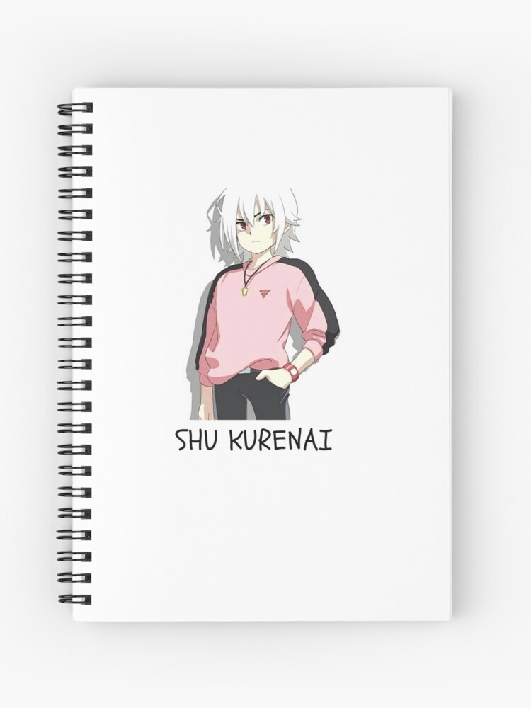 Shu Kurenai - Beyblade Burst Surge Spiral Notebook by Kaw-dev