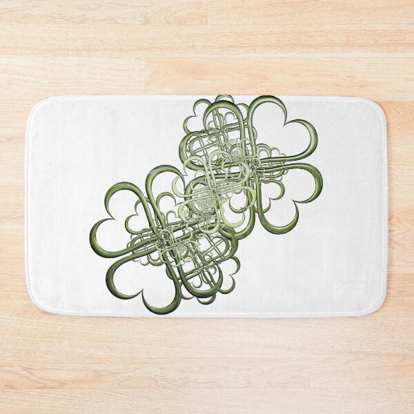Item preview, Intertwined Lucky Irish Shamrocks designed and sold by BoundedChaos.