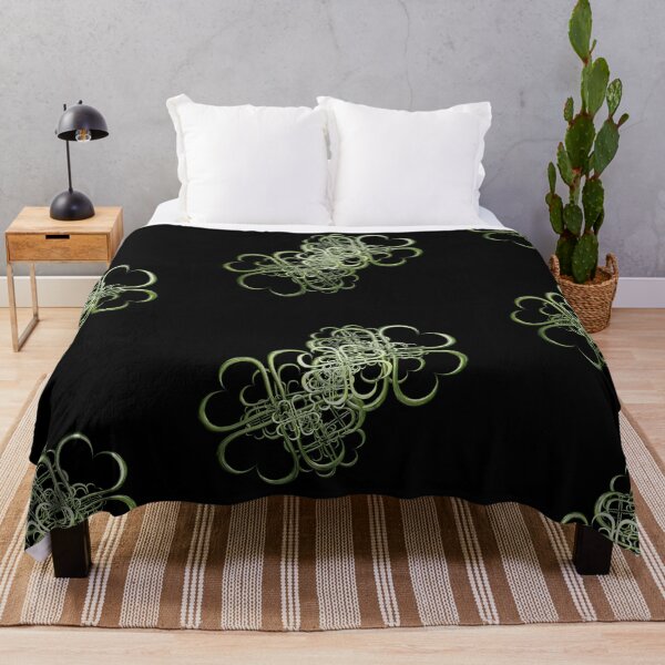 Item preview, Intertwined Lucky Irish Shamrocks designed and sold by BoundedChaos.