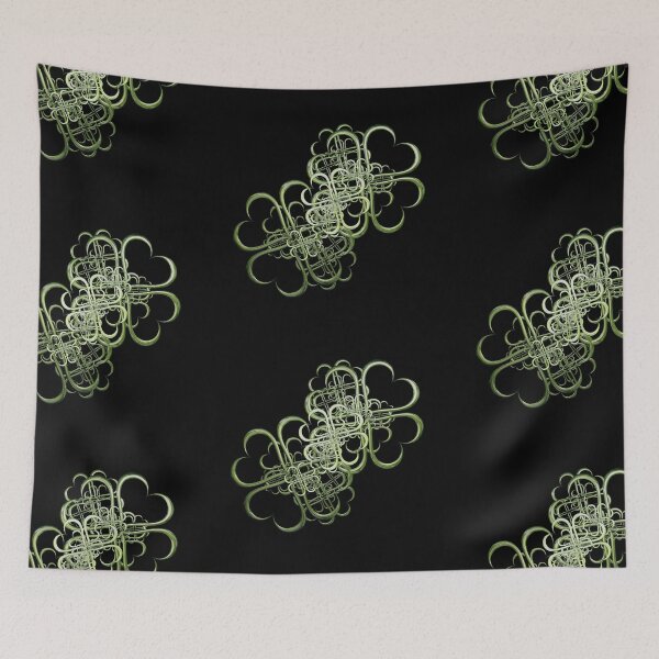 Item preview, Intertwined Lucky Irish Shamrocks designed and sold by BoundedChaos.