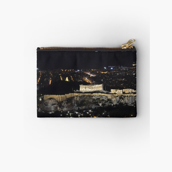 Item preview, Night view of the Ancient Acropolis and Parthenon Athens Greece designed and sold by emergentdesigns.