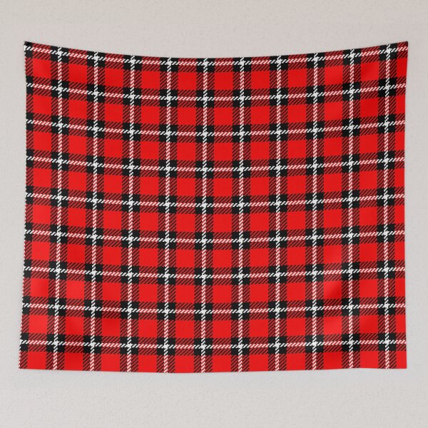 Item preview, Tartan Weave: Red Black White designed and sold by DiscoGypsyFish.