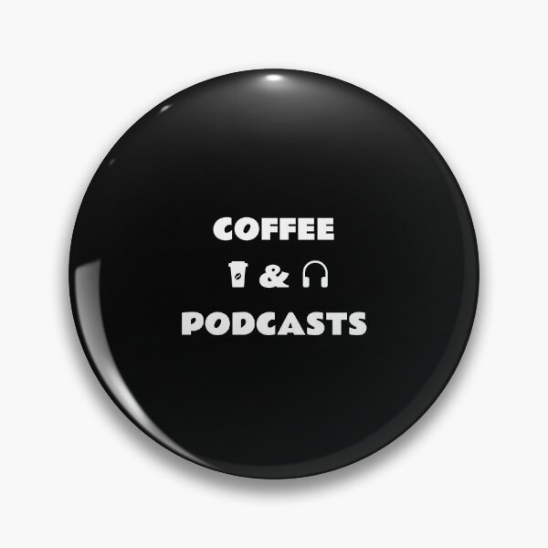 Item preview, Coffee and Podcasts - headphones  coffee cup designed and sold by Inspirationmotivation.