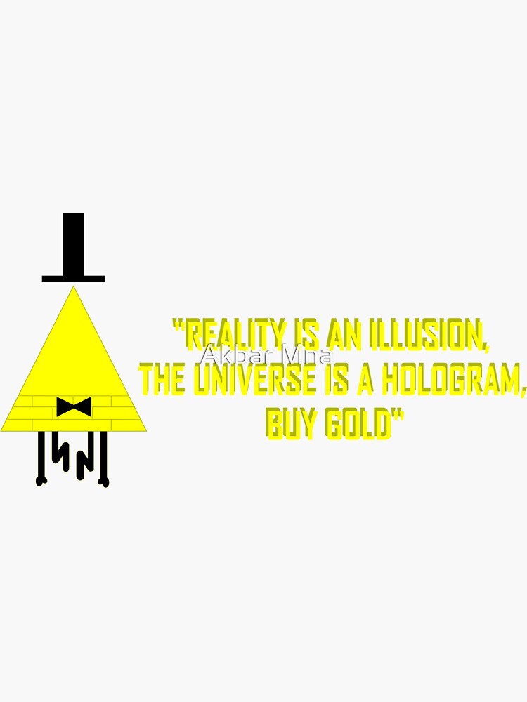 bill-cipher-inspirational-quote-sticker-by-akbarmna-redbubble