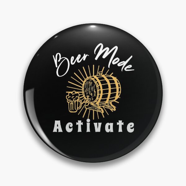 Item preview, Funny Pun Beer Mode Activate designed and sold by Clothing-Guru.