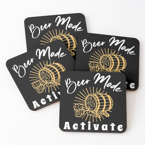 Item preview, Funny Pun Beer Mode Activate designed and sold by Clothing-Guru.
