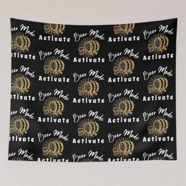 Item preview, Funny Pun Beer Mode Activate designed and sold by Clothing-Guru.