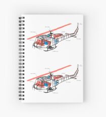 Helicopter Spiral Notebook
