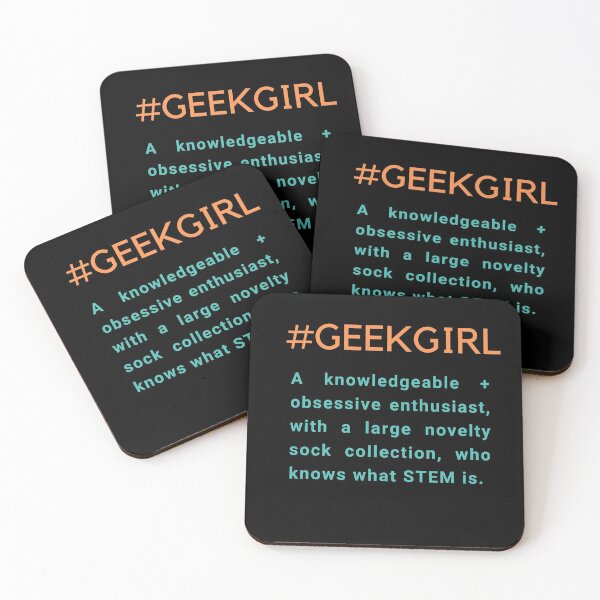 Item preview, #Geekgirl Definition   |  GEEKS RULE THEIR WORLD  designed and sold by Le Plus Three.