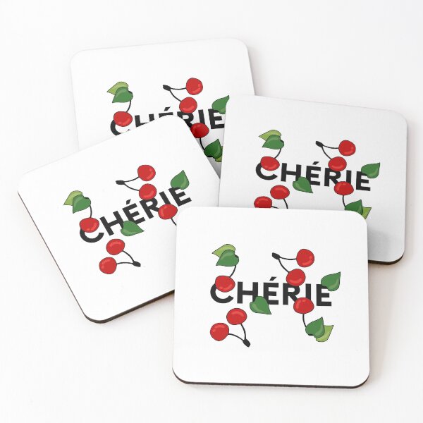 Item preview, "Chérie" cherry collage with cherries designed and sold by TrueType.