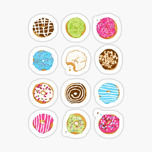 Sweet donuts Sticker