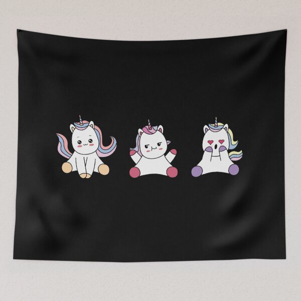 Item preview, Kawaii Unicorn Illustration designed and sold by bernd49.