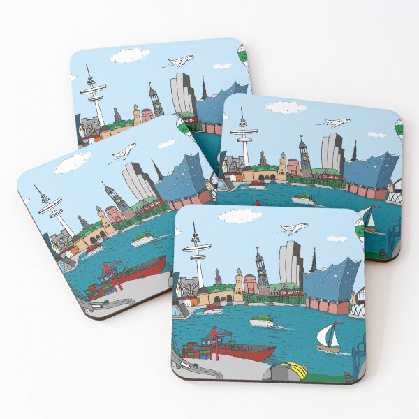 Item preview, Hamburg skyline designed and sold by Torben1910.