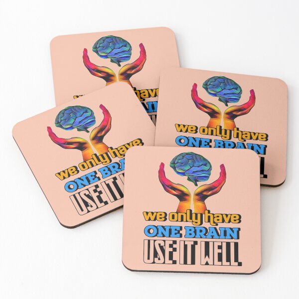 Item preview, we only have ONE BRAIN, USE IT WELL - Funny Quote Merch designed and sold by artsycore.
