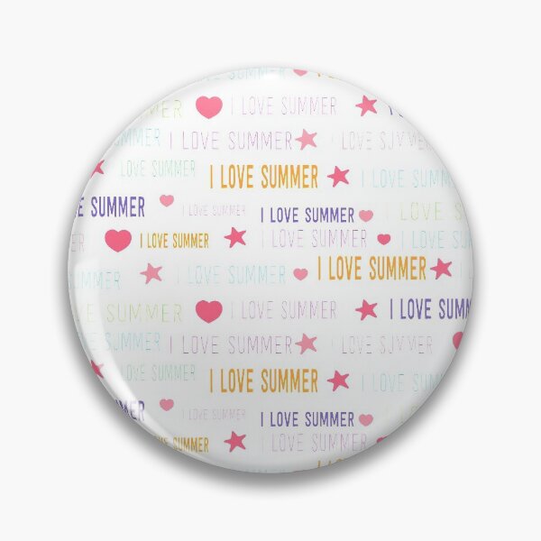 Item preview, Decorative pattern with text, I love summer designed and sold by Victoria Riabov.
