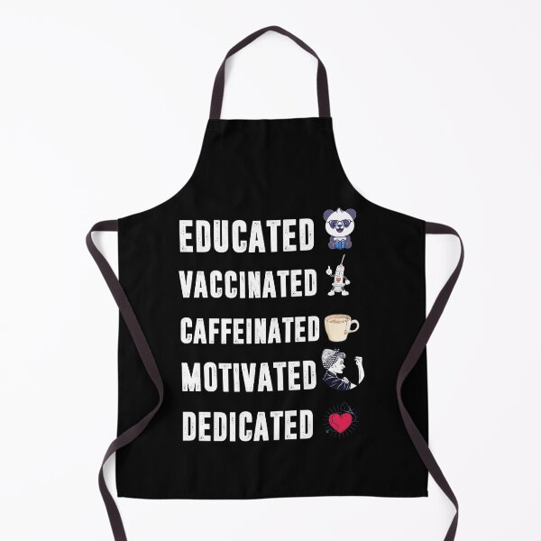 Item preview, Educated Vaccinated Caffeinated Dedicated , Funny Nurse Gift designed and sold by YourgiftShop.