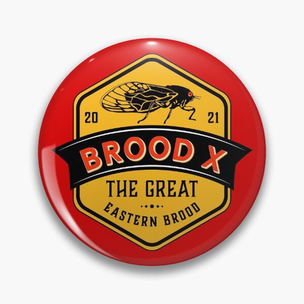 Item preview, Cicadas Brood X the Great Eastern Brood designed and sold by AntiqueImages.