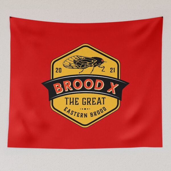 Item preview, Cicadas Brood X the Great Eastern Brood designed and sold by AntiqueImages.