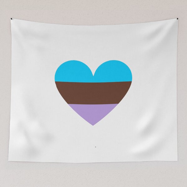 Item preview, Pride Flag Heart - Androsexual Pride - White Background designed and sold by thesassypanda.