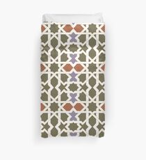 Antique Andalusian Ceramic Design Duvet Cover