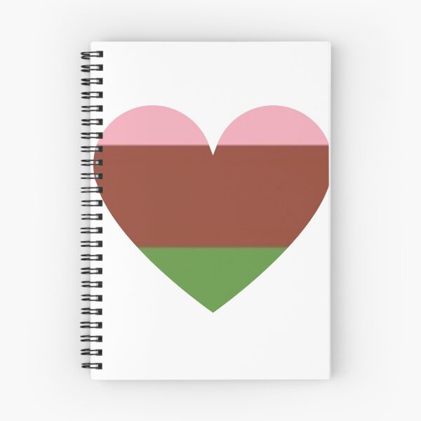 Item preview, Pride Flag Heart - Gynosexual Pride - White Background designed and sold by thesassypanda.