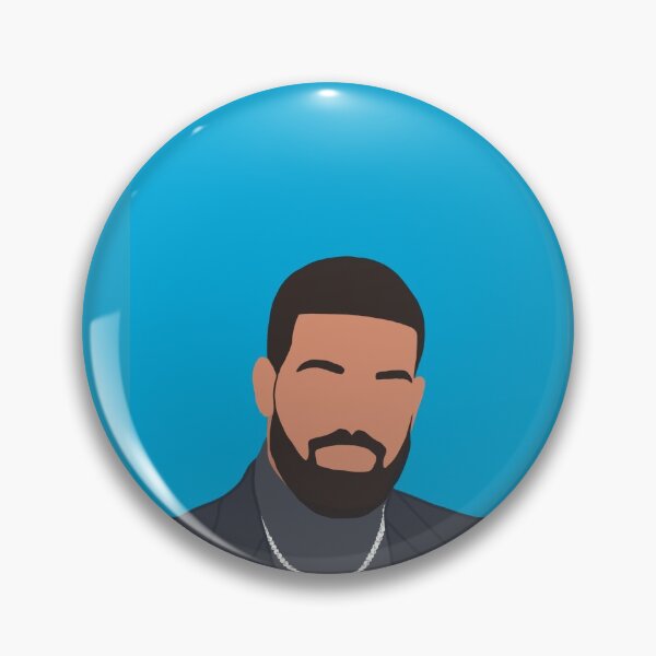 Item preview, Drake poster sticker mask designed and sold by maiawright-art.