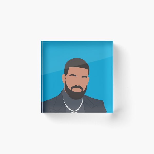 Item preview, Drake poster sticker mask designed and sold by maiawright-art.