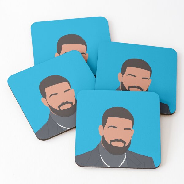 Item preview, Drake poster sticker mask designed and sold by maiawright-art.