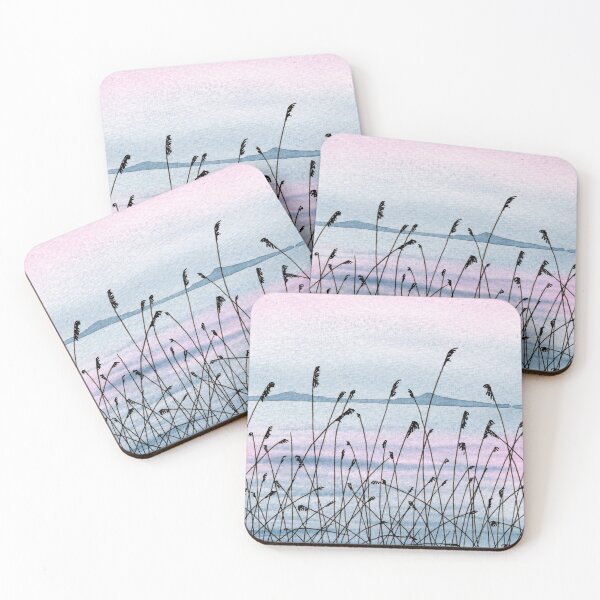 Item preview, Watercolor blue hour grasses designed and sold by sabine84.
