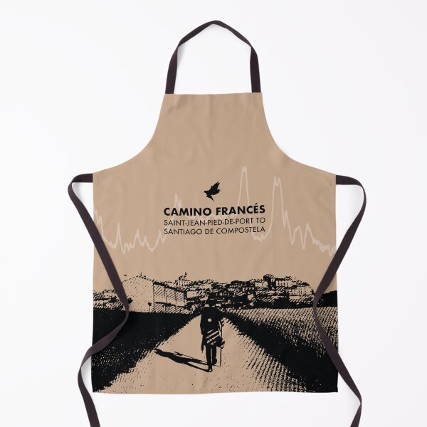 Item preview, Camino De Santiago Francés Elevation Art - Brown designed and sold by PilgrimageShop.