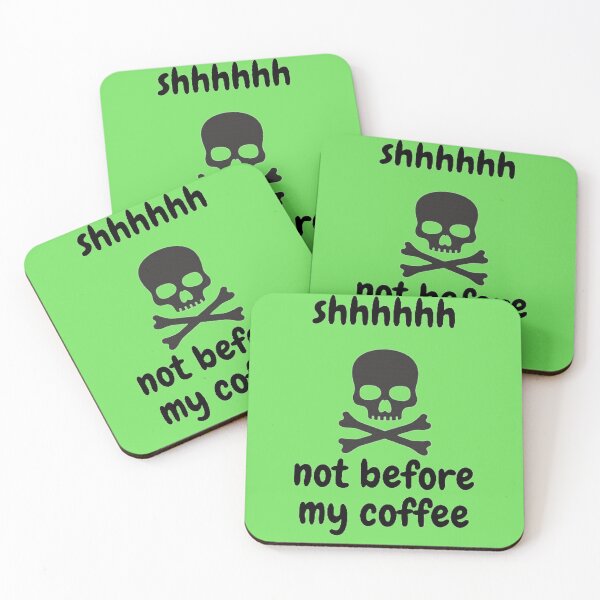 Item preview, not before my coffee designed and sold by Nancylutfi.