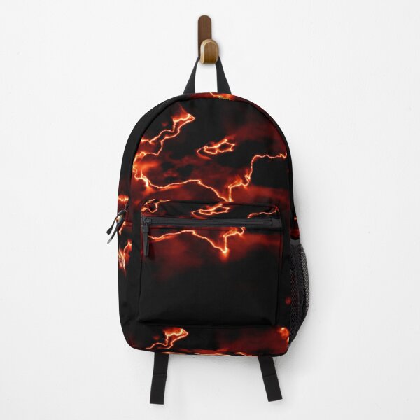 Item preview, abstract dark fire storm on a black background designed and sold by Orderposter.
