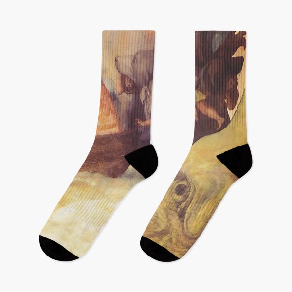 Item preview, Homer's Odyssey Scylla and Charybdis artwork painting designed and sold by ClassicalGreece.