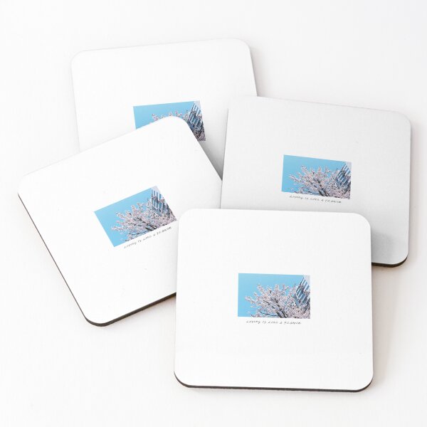 Item preview, LIVING IS LIKE A FLOWER designed and sold by whymproject.