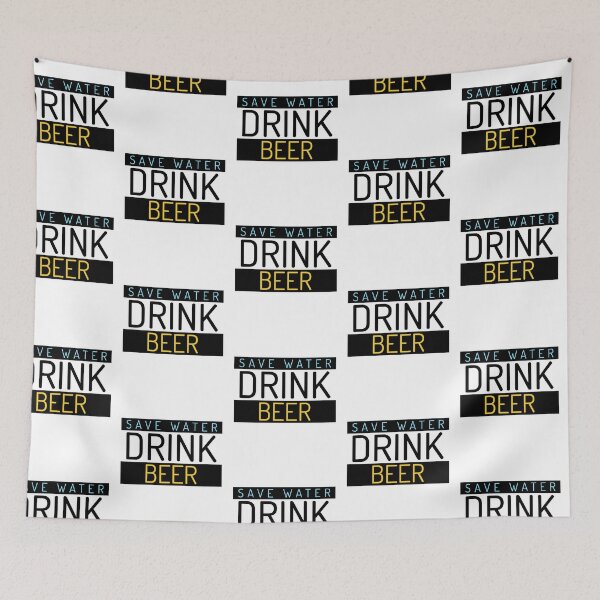 Item preview, Funny Saying Save Water Drink Beer designed and sold by Clothing-Guru.