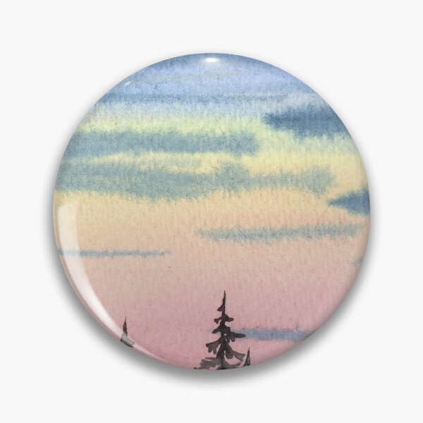 Item preview, Watercolor forest sunset designed and sold by sabine84.