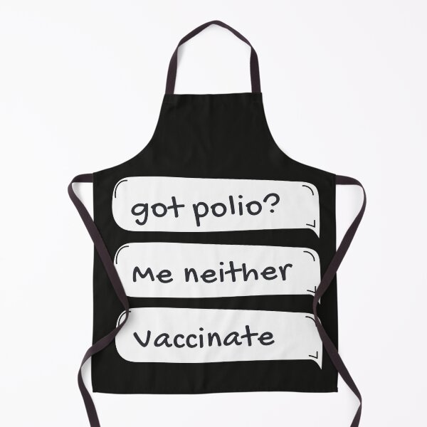 Item preview, Got Polio, Me Neither, Vaccinate. designed and sold by WigglyLine.
