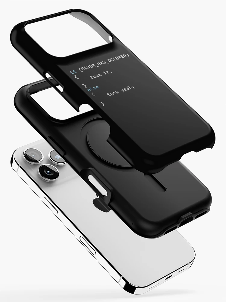Thumbnail 2 of 4, iPhone Case, Programmer Error Code designed and sold by BeRudeShop.