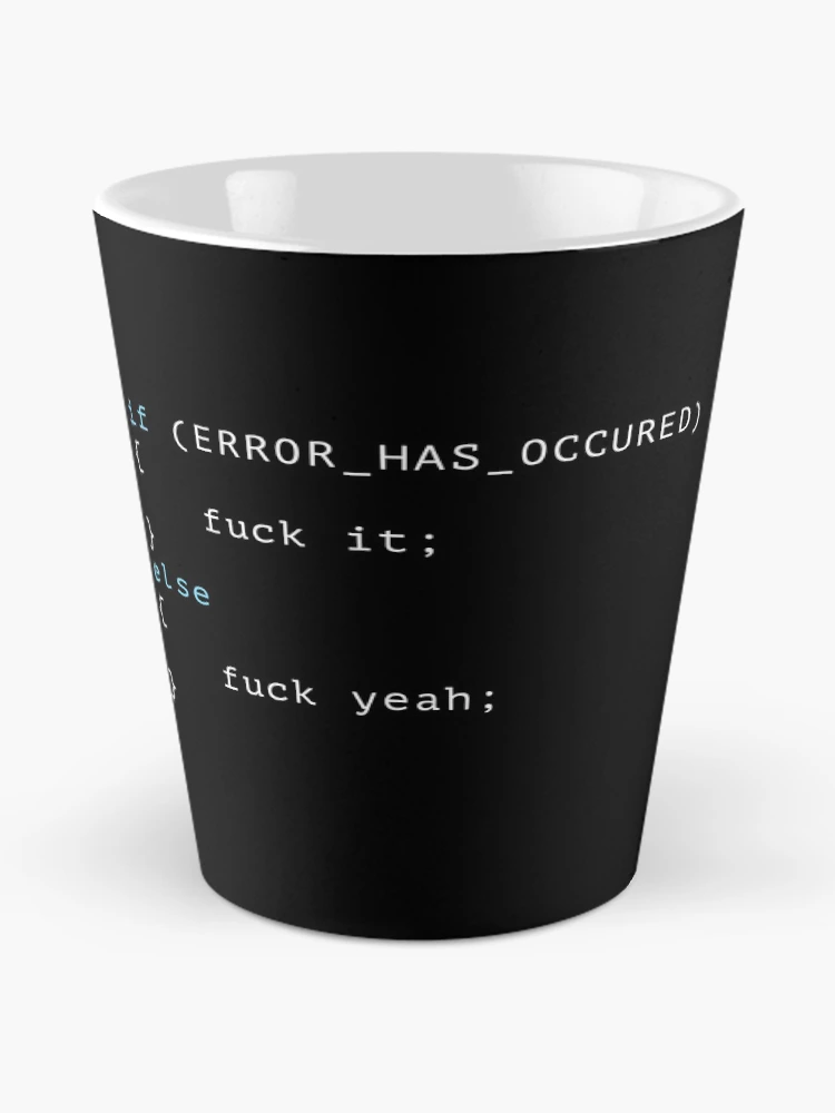 Thumbnail 2 of 4, Coffee Mug, Programmer Error Code designed and sold by BeRudeShop.