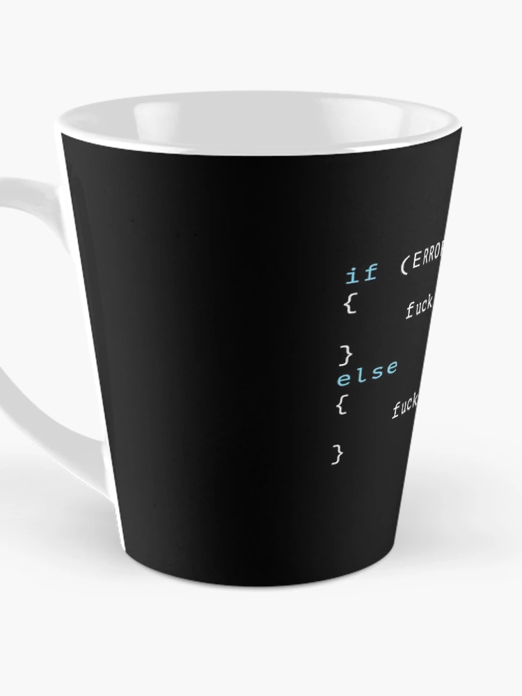 Thumbnail 3 of 4, Coffee Mug, Programmer Error Code designed and sold by BeRudeShop.